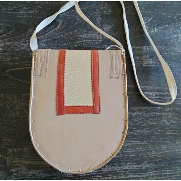 RARE VINTAGE 1980’s “MILLE FIORI” POLYCHROME LEATHER FACE MASK HANDBAG - Picture 7 of 7